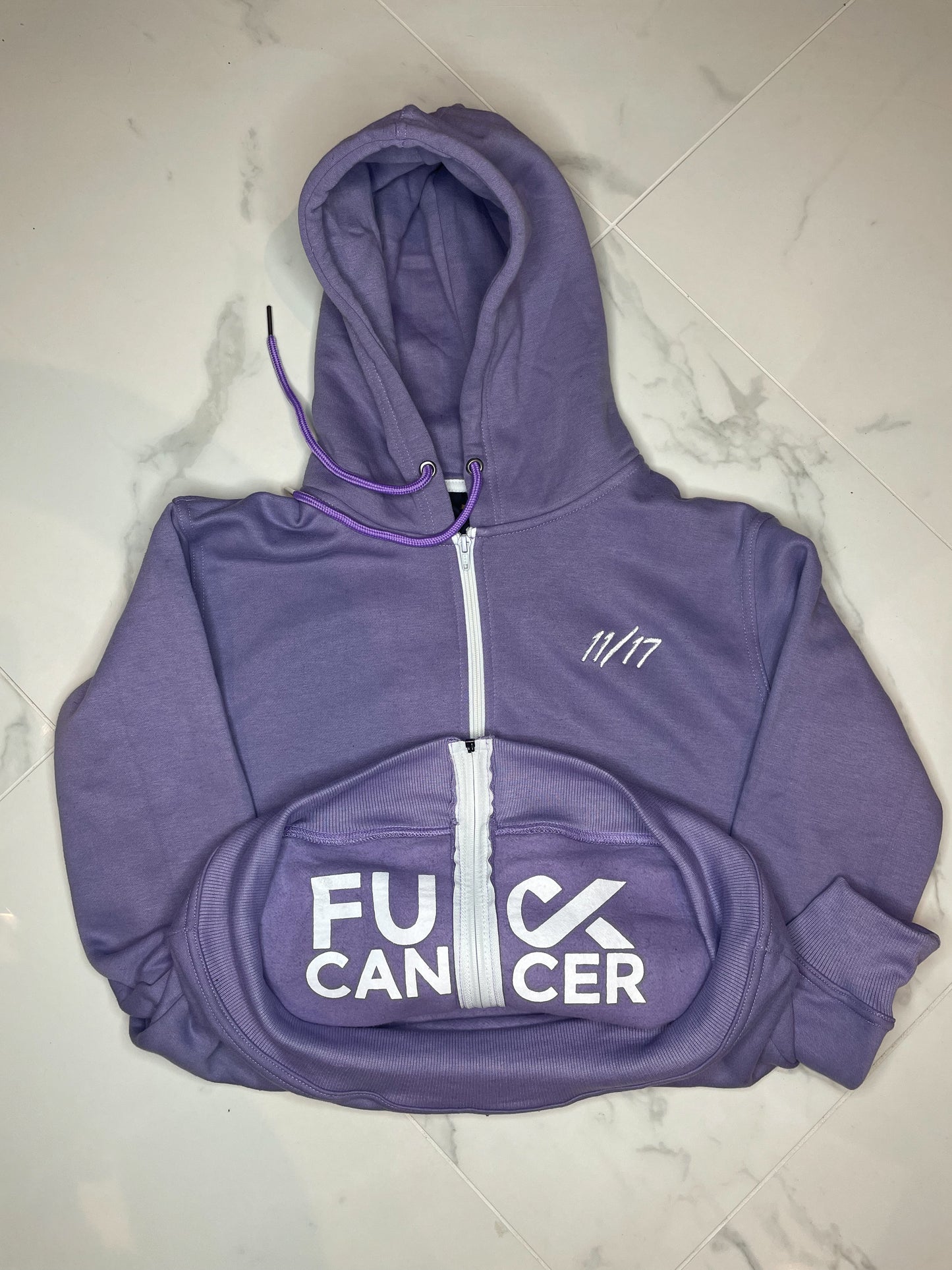 Pancreatic Cancer Awareness Hoodie/ Zip Up