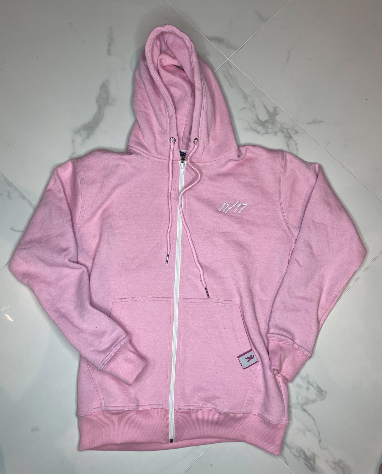 Breast Cancer Awareness Hoodie / Full Zip